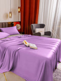 SilkSilky UK 19Momme Pure Silk Bedding Set Lavender 005