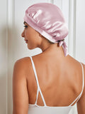 SilkSilky UK Pure Silk Sleep Cap Pink 004