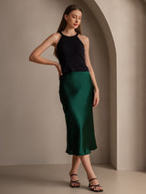 [Dark Green] SilkSilky-UK Skirt 003