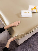 [Beige] SilkSilky-UK 22Momme Bed Linen Set 003