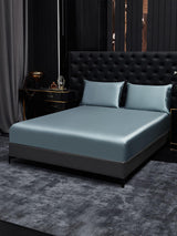 [Grayish Blue] SilkSilky-UK 22Momme Bed Linen Set 002