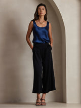 [Dark Blue] SilkSilky-UK Sleeveless Camisole 008