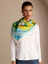 [Blue Lemon] SilkSilky-UK Scarf 003