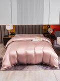 SilkSilky UK 22Momme Pure Silk Duvet Cover PaleMauve 001