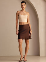 [Coffee] SilkSilky-UK Skirt 004