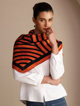 [Orange Arcs] SilkSilky-UK Scarf 003