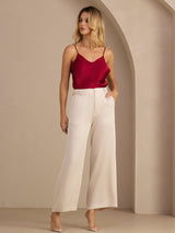 [Beige] SilkSilky-UK Womens Pants 006