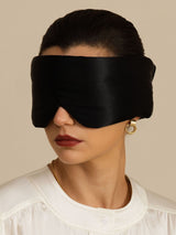 [Black] SilkSilky-UK Sleep Mask 002