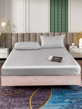 [Silver] SilkSilky-UK 25Momme Bed Linen Set 002