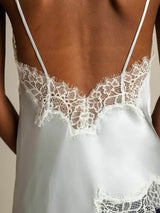 [Light Blue] SilkSilky-UK Spaghetti Strap V Neck Camisole 005