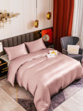 SilkSilky UK 19Momme Pure Silk Bedding Set PaleMauve 004