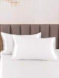 SilkSilky-UK 19Momme Pure Silk Pillowcase White 003