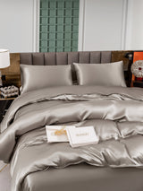 [Gray] SilkSilky-UK 25Momme Pure Silk Bedding Set 004