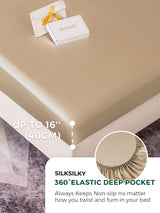 [Beige] SilkSilky-UK 19Momme Sheet 004