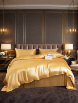 [Champagne] SilkSilky-UK 19Momme Bed Linen Set 001