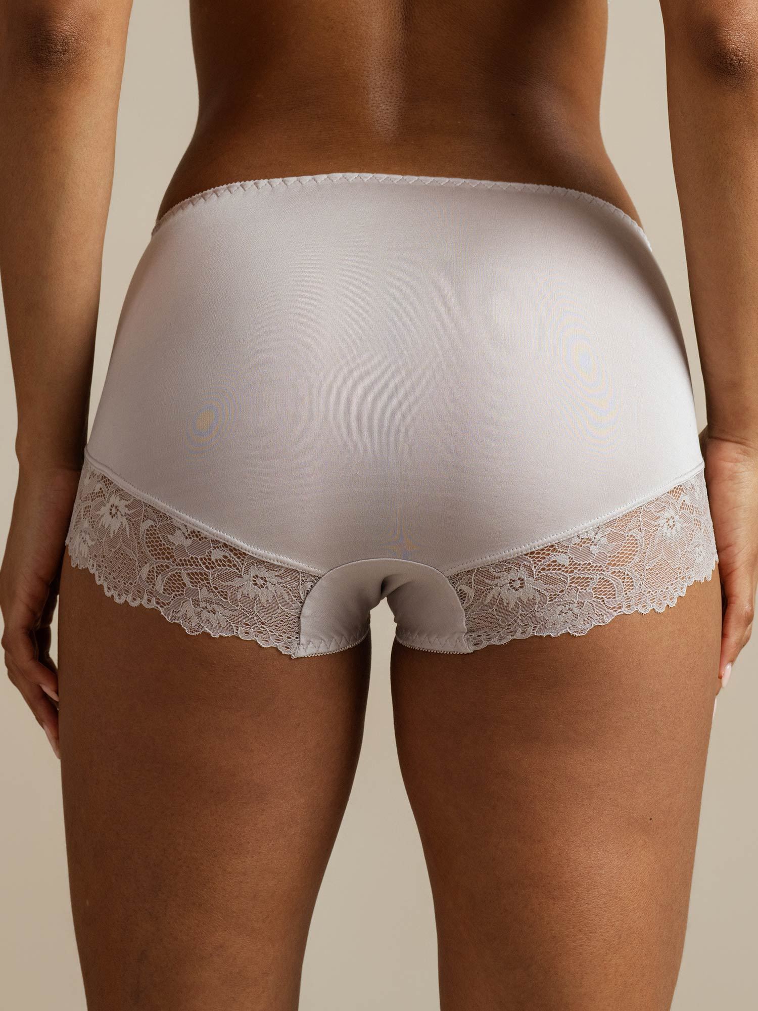 [Gray] SilkSilky-UK Pure Silk Panty 002,