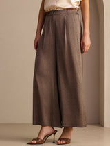 [Coffee] SilkSilky-UK Womens Pants 001
