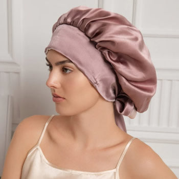 [Black] SilkSilky-UK 19Momme Pure Silk Scrunchie 001