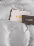 SilkSilky UK 25Momme Pure Silk Duvet Cover White 014