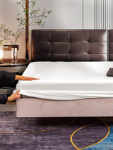 [White] SilkSilky-UK 22Momme Sheet 003