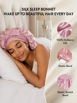 [Pink] SilkSilky-UK Sleep Cap 005