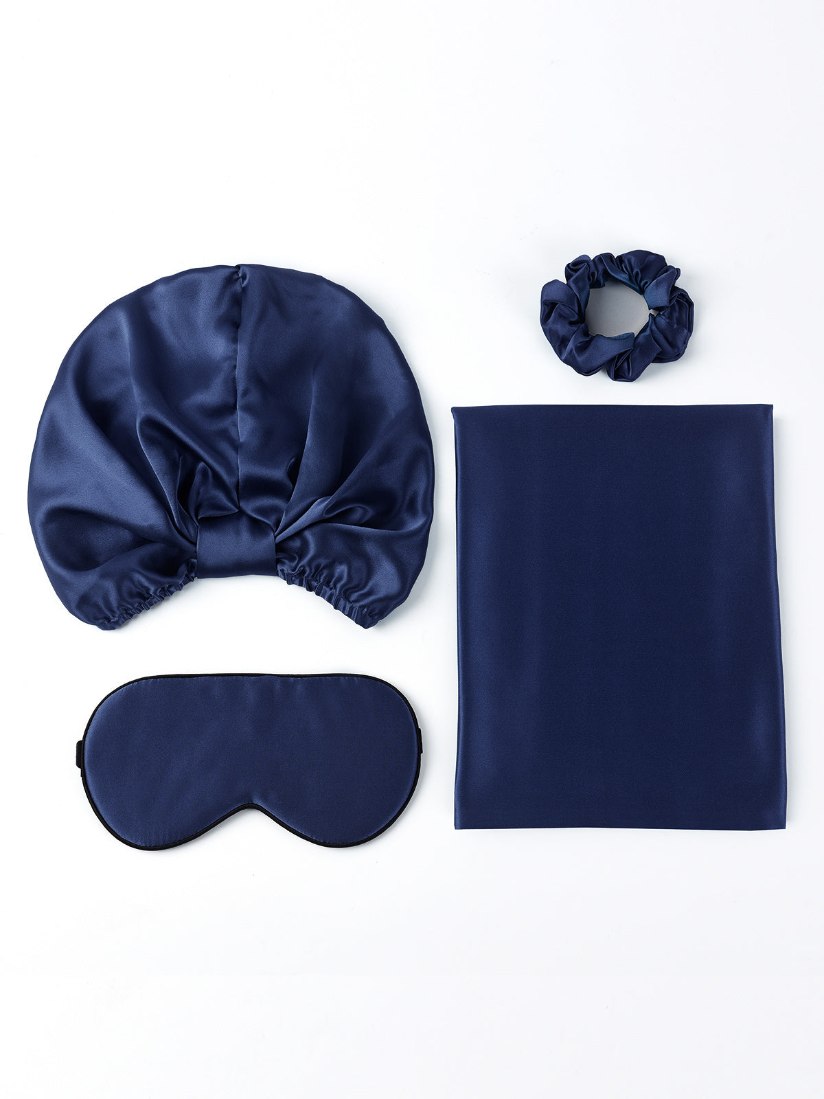 SilkSilky UK 19Momme Pure Silk Pillowcase Set DarkBlue 001