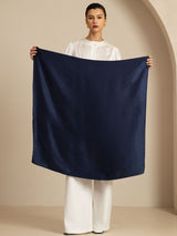 [Dark Blue] SilkSilky-UK Scarf 003