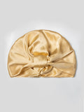 SilkSilky-UK-Pure-Silk-Sleep-Cap-Champagne-005