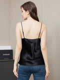 SilkSilky-UK-Pure-Silk-Sleeveless-V-Neck-Camisole-Black-002