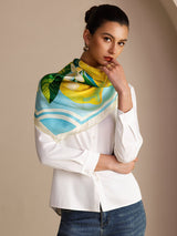 [Blue Lemon] SilkSilky-UK Scarf 004