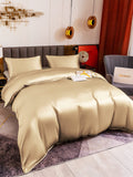 SilkSilky UK 19Momme Pure Silk Bedding Set Beige 004