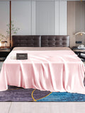 SilkSilky UK 22Momme Pure Silk Sheet Pink 001