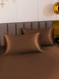 SilkSilky-UK 19Momme Pure Silk Pillowcase Coffee 001