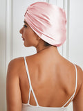 SilkSilky-UK-Pure-Silk-Sleep-Cap-Light-Pink-003