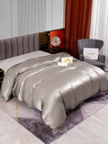 SilkSilky UK 22Momme Pure Silk Duvet Cover Gray 002