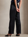 SilkSilky UK 19Momme Silk Womens Pants Black 004