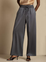 [DarkGray] SilkSilky-UK 19Momme Silk Womens Pants 003