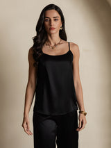 [Black] SilkSilky-UK Spaghetti Strap Camisole 005