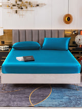 [Teal] SilkSilky-UK 19Momme Bed Linen Set 002