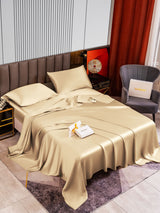 [Beige] SilkSilky-UK 22Momme Pure Silk Bedding Set 002,