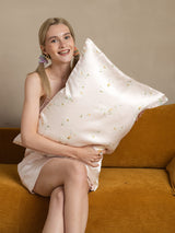[Snowbud Lily] SilkSilky-UK 19Momme Pure Silk Pillowcase 001