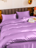 SilkSilky UK 19Momme Pure Silk Bedding Set Lavender 003