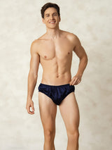 [DarkBlue] SilkSilky-UK Pure Silk Mens Underwear 004