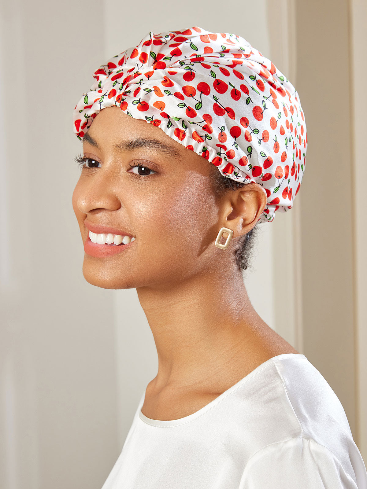 SilkSilky-UK Pure Silk Sleep Cap Multi 001