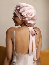 [Pink] SilkSilky-UK Sleep Cap 001
