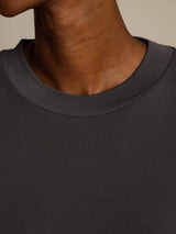 [Gray] SilkSilky-UK Half Sleeve Crew Neck Women's T-Shirt 004
