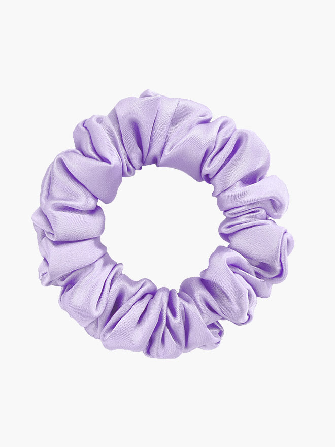 SilkSilky-UK 19Momme Pure Silk Scrunchie Lavender 005