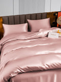 SilkSilky UK 22Momme Pure Silk Bedding Set PaleMauve 005