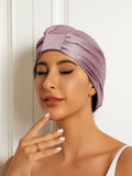 SilkSilky-UK Pure Silk Sleep Cap PaleMauve 002