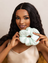 [Mint Green] SilkSilky-UK Scrunchie 001